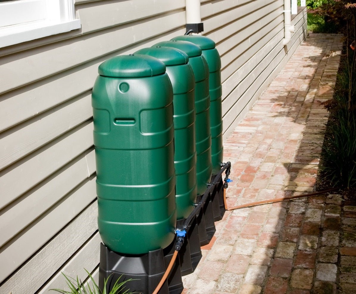 100L MINItank with Stand, Downpipe Diverter & Linking Kit
