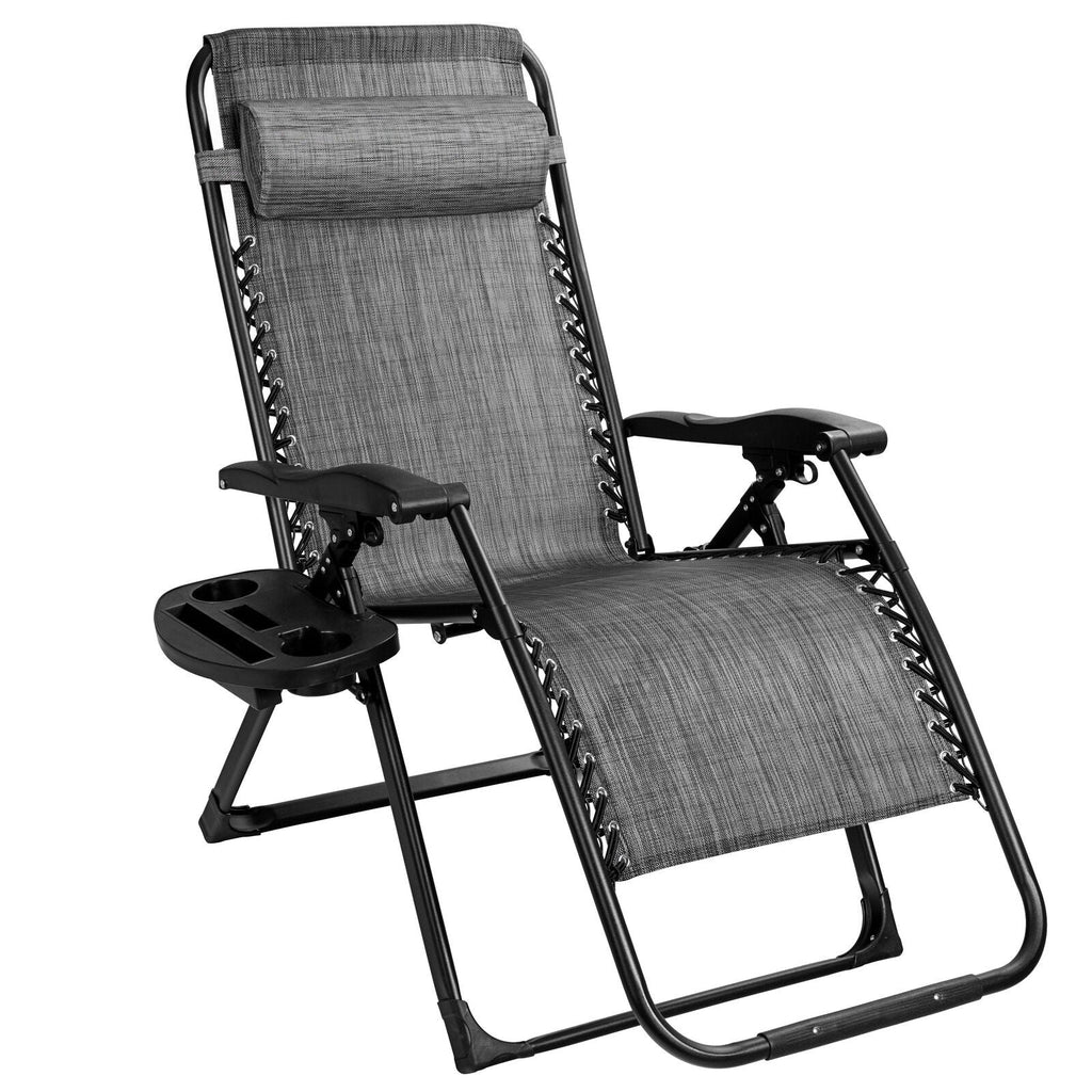 Zero Gravity Chair, 500-lb Capacity Oversized Recliner with Cup Holder