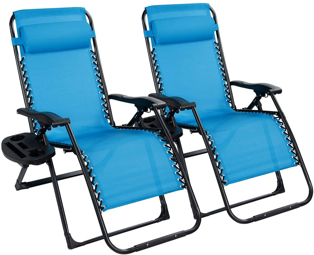 Zero Gravity Chair, 500-lb Capacity Oversized Recliner with Cup Holder