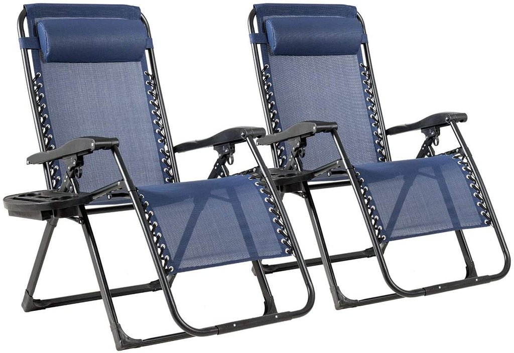 Zero Gravity Chair, 500-lb Capacity Oversized Recliner with Cup Holder