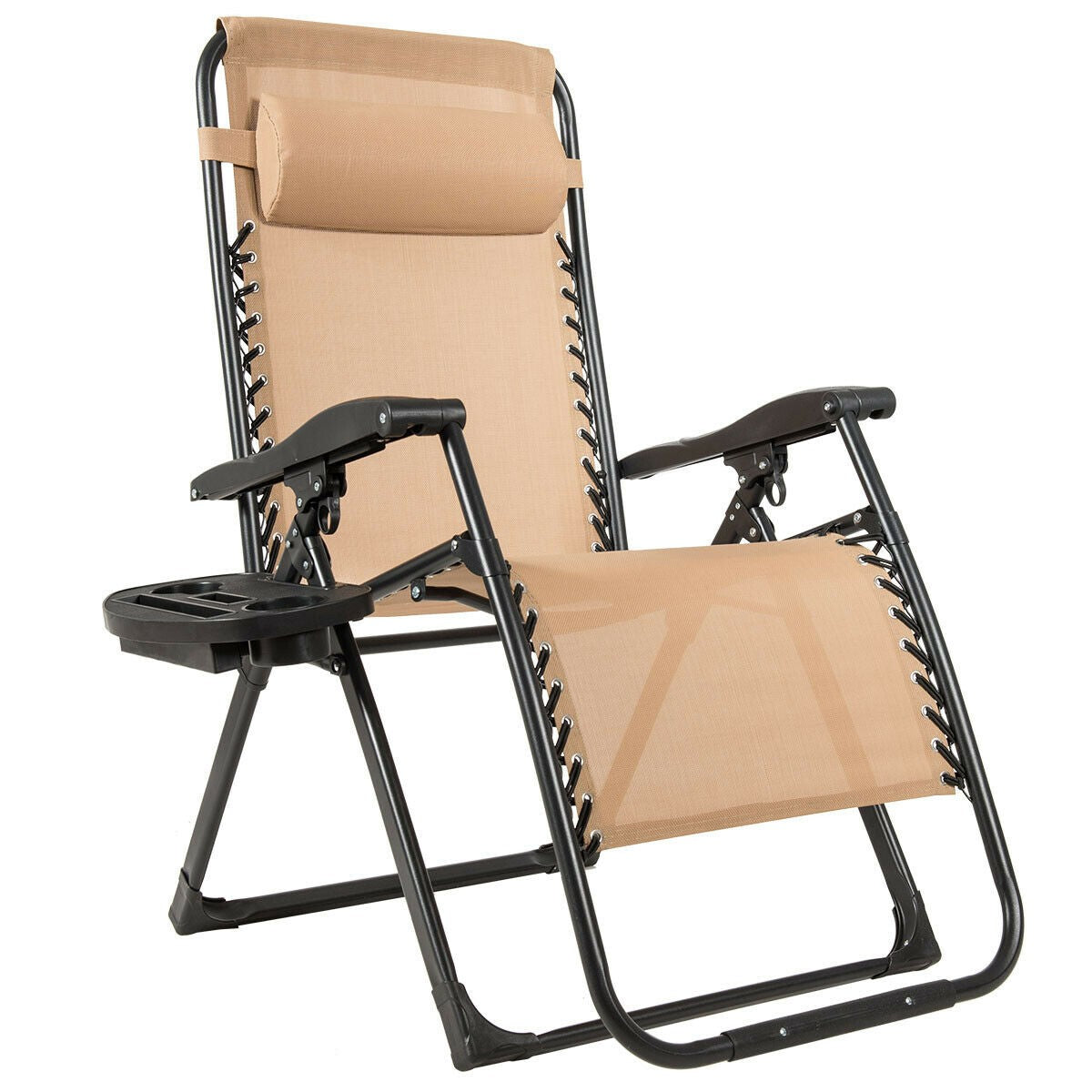 Zero Gravity Chair, 500-lb Capacity Oversized Recliner with Cup Holder