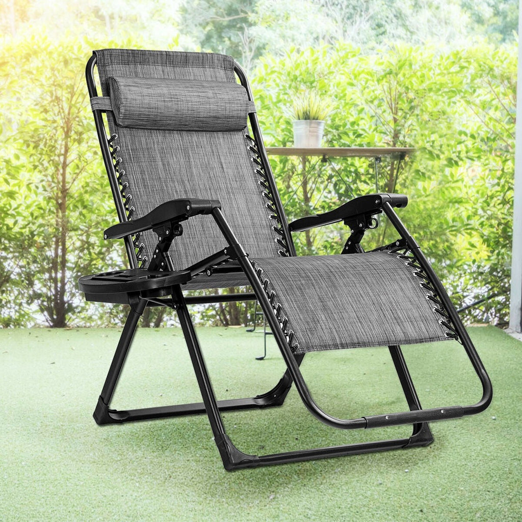 Zero Gravity Chair, 500-lb Capacity Oversized Recliner with Cup Holder