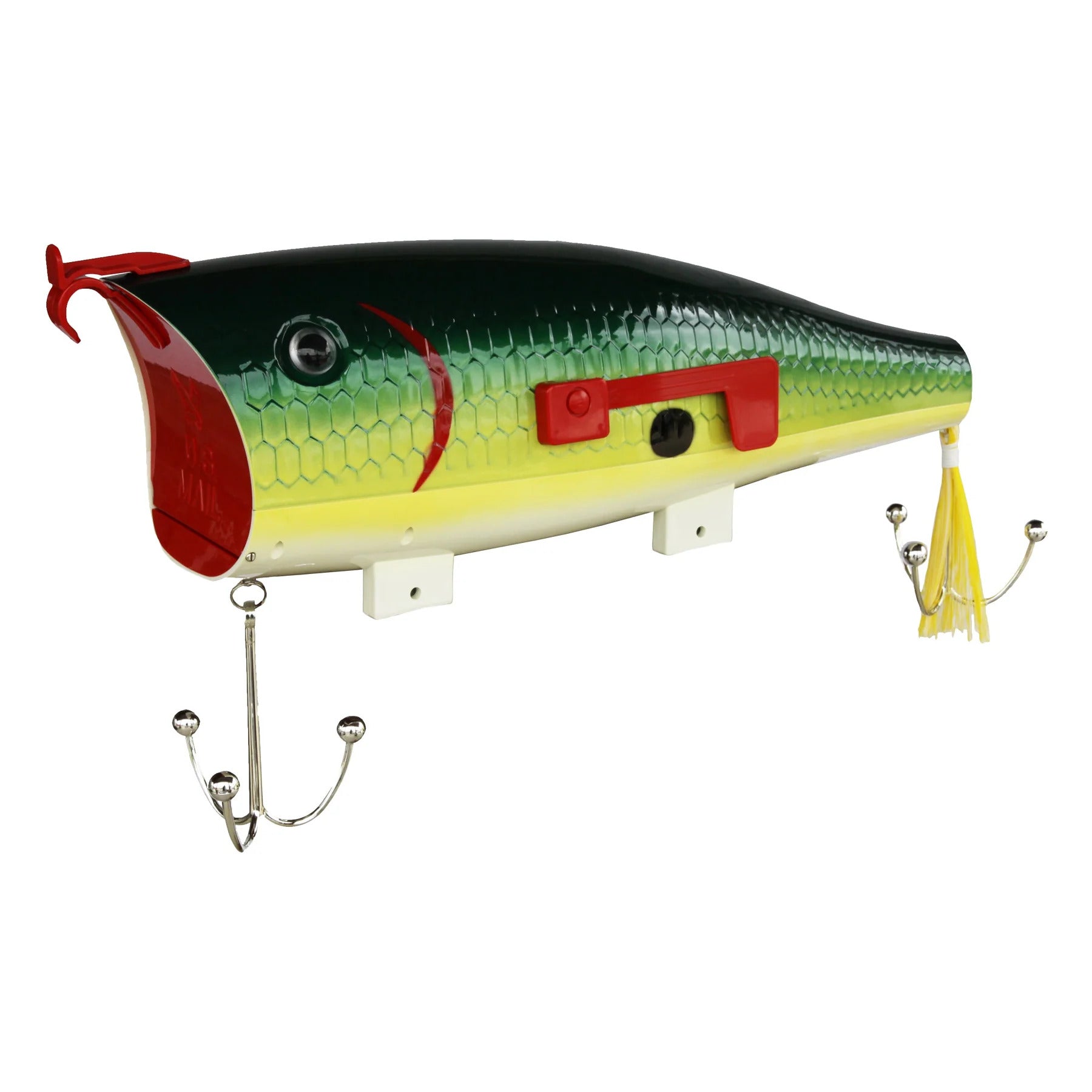 Fish Mailbox-Green Shad Lure Mailbox