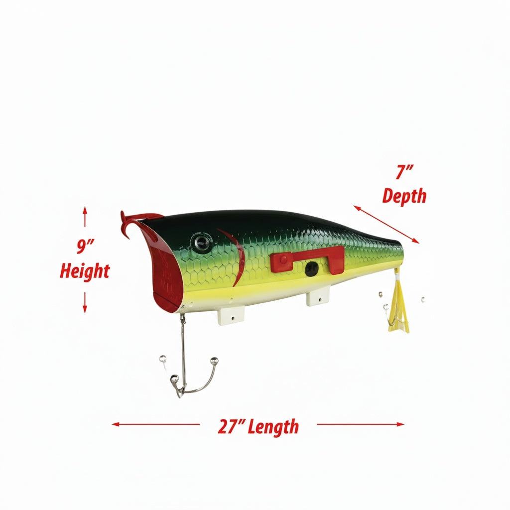 Fish Mailbox-Green Shad Lure Mailbox