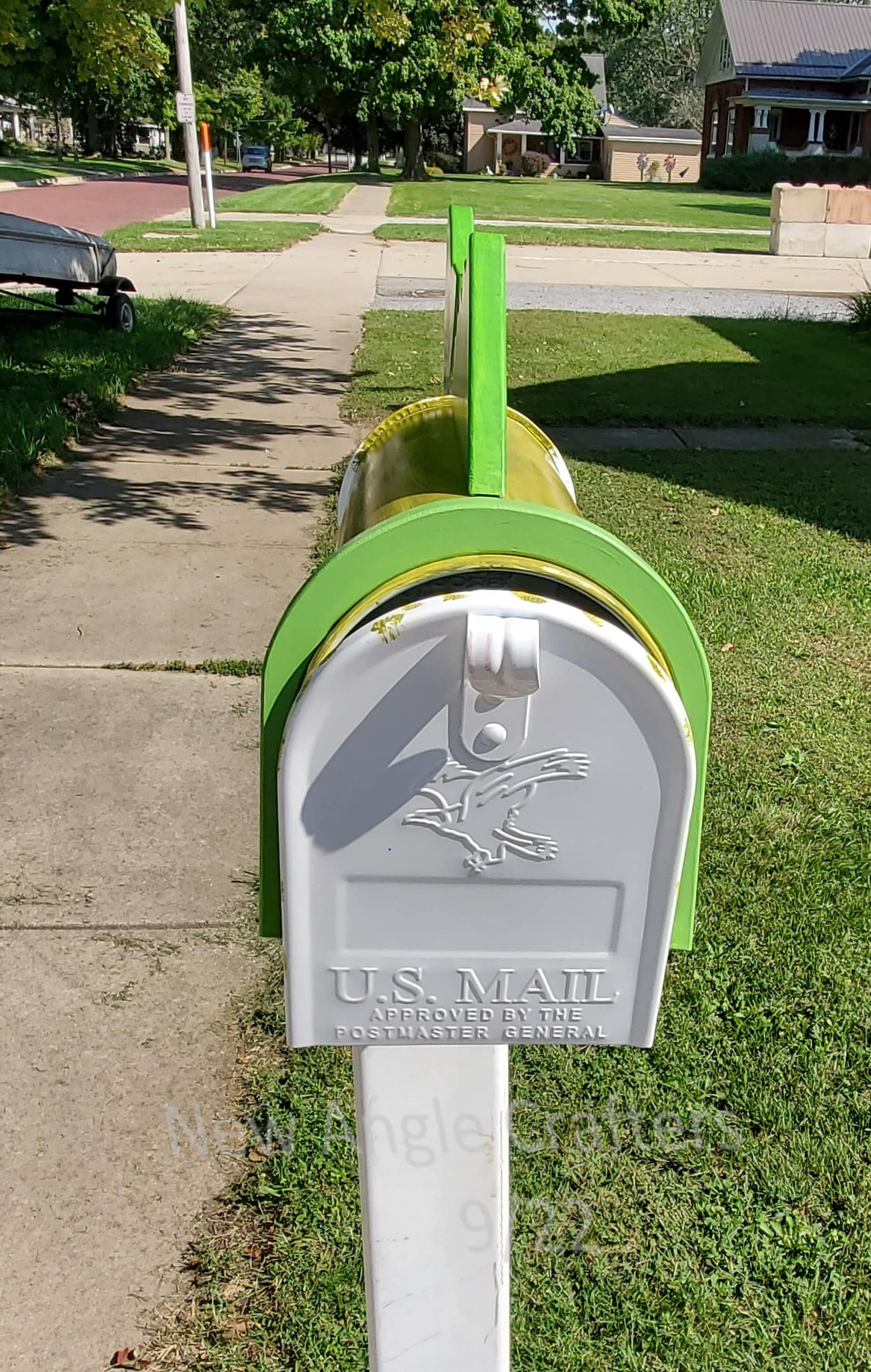 Handmade Bass Fish Mailbox: Rural Novelty Mailbox