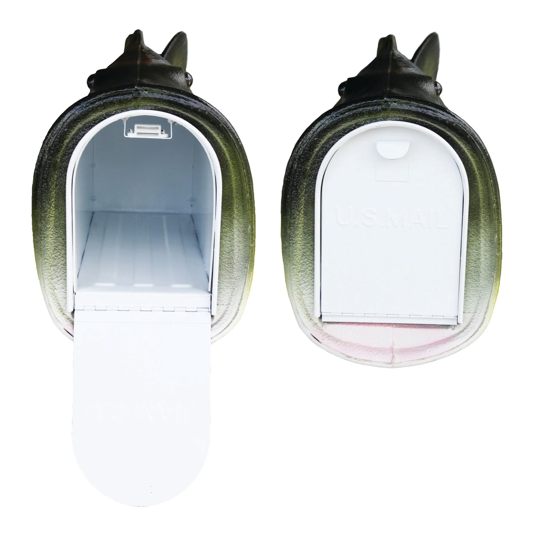 Fish mailbox-Perch shaped